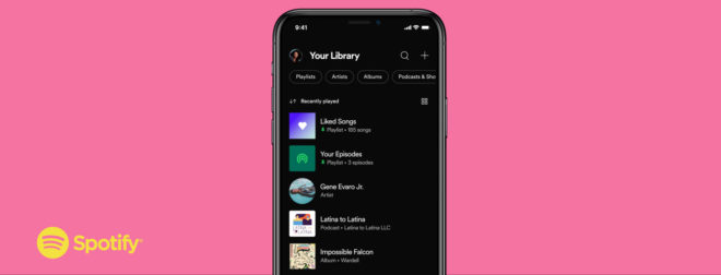 Spotify introduce una scheda “La tua libreria” ridisegnata