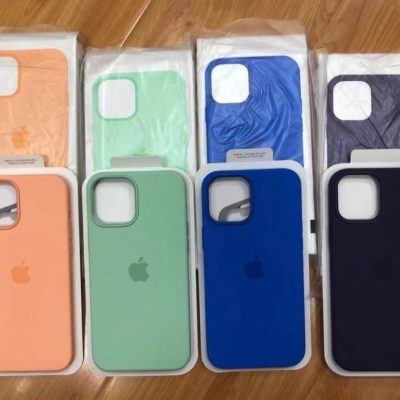 Una foto mostra le nuove colorazioni primaverili delle custodie MagSafe