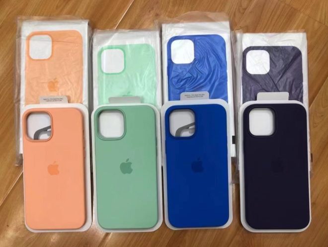 Una foto mostra le nuove colorazioni primaverili delle custodie MagSafe
