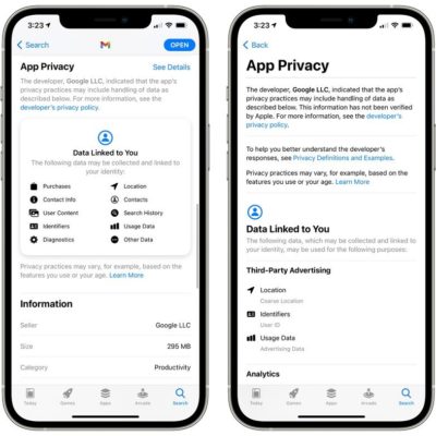 Google aggiorna Chrome e altre app aggiungendo le etichette per la privacy