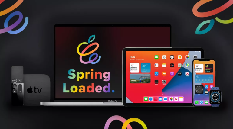 keynote apple spring loaded