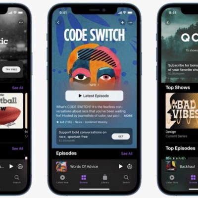 Apple attiva gli i canali e gli abbonamenti a pagamento nell’app Podcast