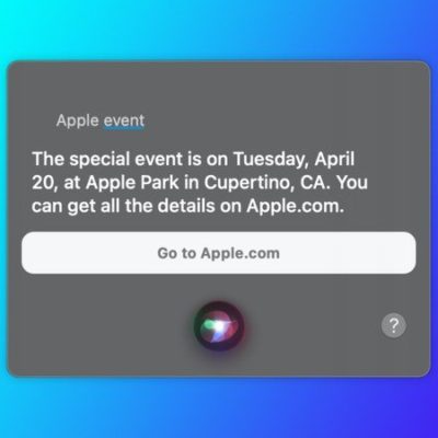 Siri rivela in anticipo la data del prossimo evento Apple?