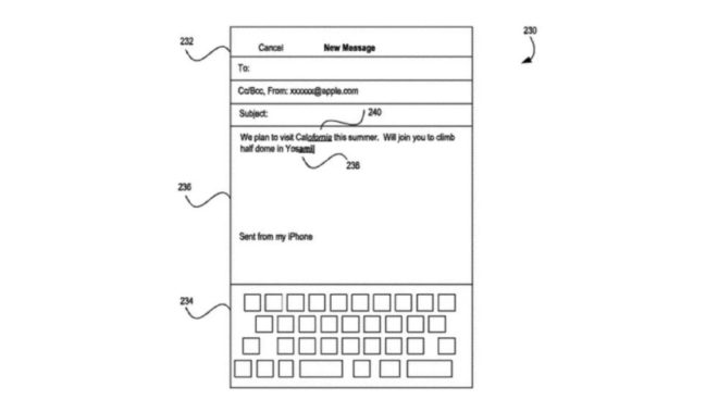 Apple brevetta un metodo per correggere velocemente gli errori di battitura su iPhone