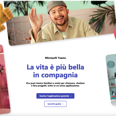 Microsoft Teams: ora possiamo riunire amici e familiari