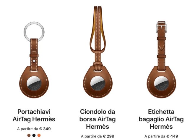 Alcuni AirTag Hermès non sono più disponibili su Apple Store