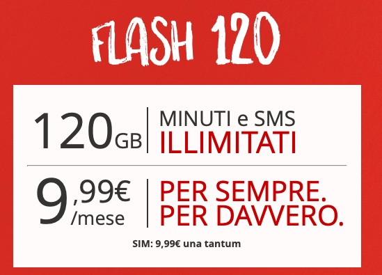 iliad lancia Flash 120 e GIGA 80 a partire da 7,99€ [ANCHE IN 5G!]