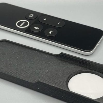 Disponibile il case stampato in 3D con alloggiamento AirTag per il telecomando Remote