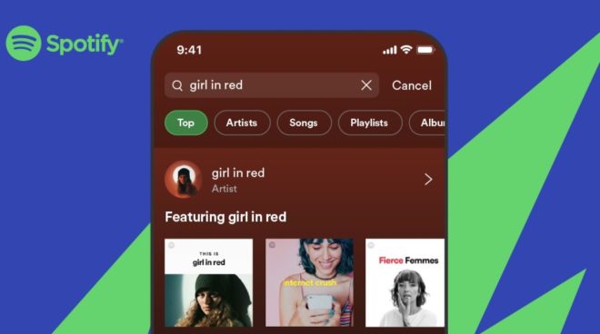 Spotify: arrivano nuovi filtri per la ricerca su iOS