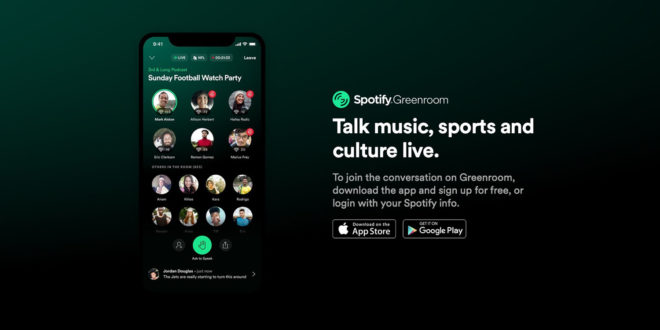 Spotify Greenroom: un altro competitor di Clubhouse?