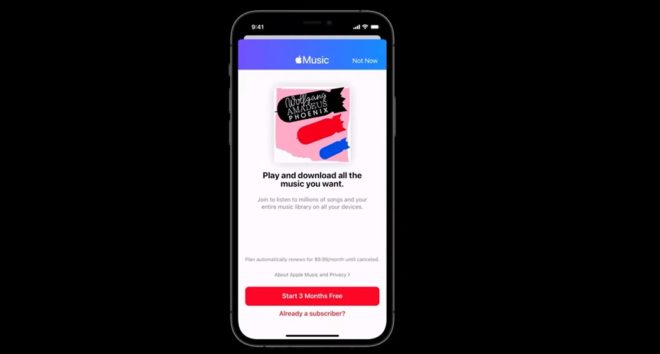 Gli sviluppatori potranno offrire prove gratuite di Apple Music e ricevere ricompense
