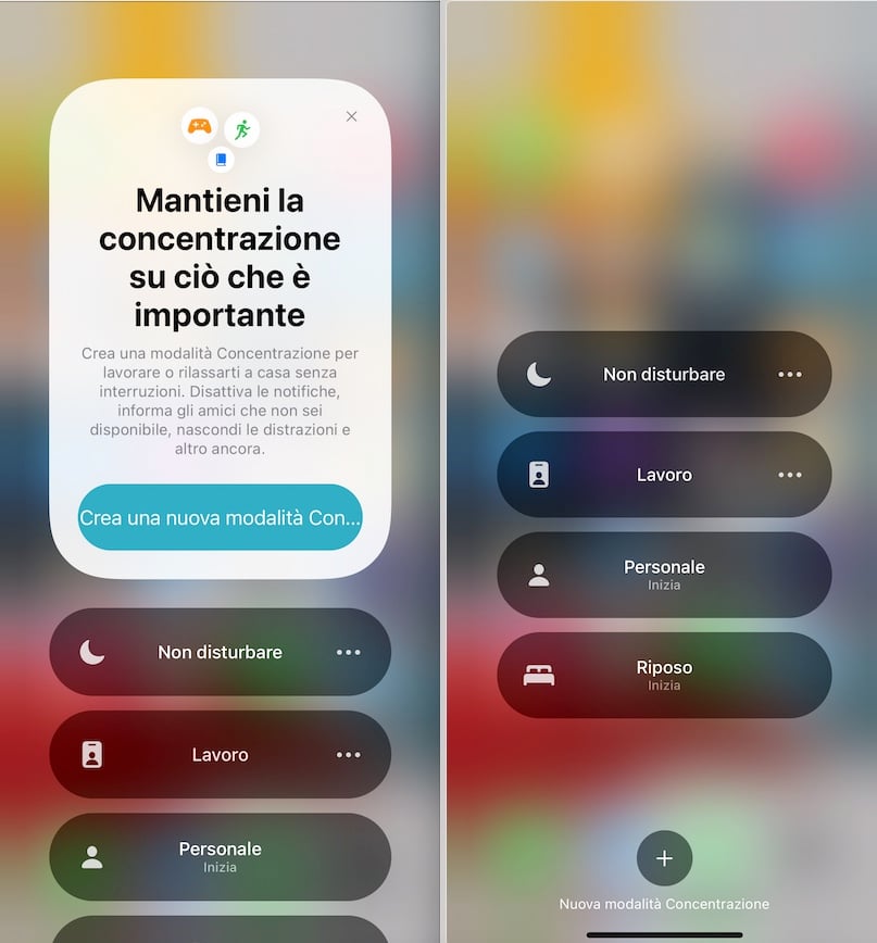 concentrazione ios 15