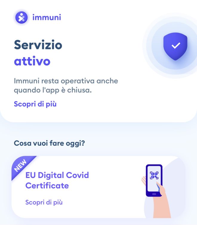 L’app Immuni si aggiorna, ecco come richiedere il Green Pass COVID-19