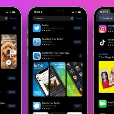 App Store, iOS 15 nasconde gli screenshot delle app già installate