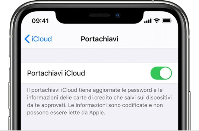 Con iOS 17 puoi condividere il portachiavi iCloud con amici e famigliari