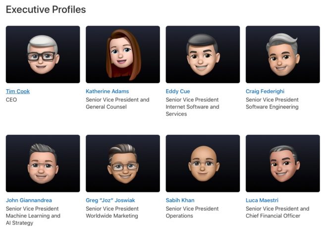 WWDC 21, i dirigenti Apple si trasformano in Memoji