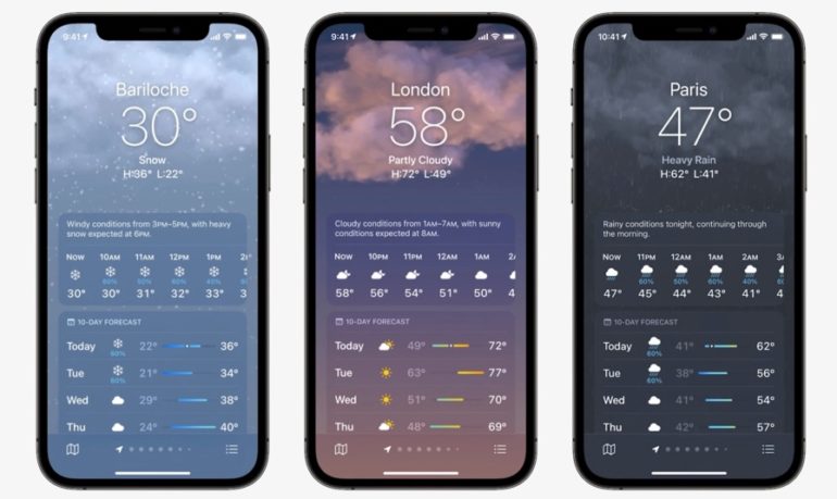 meteo ios 15