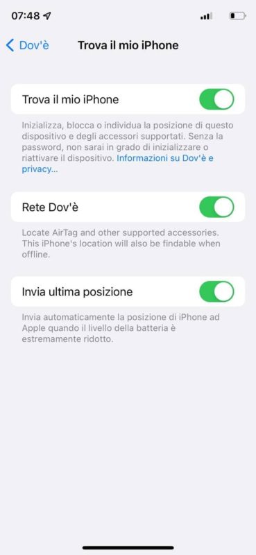 ios 15 dov'è