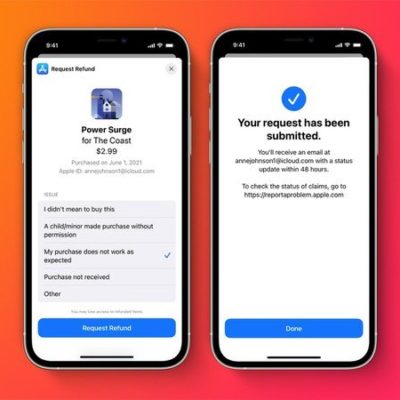 Con iOS 15 puoi richiedere i rimborsi in-app direttamente dalle app