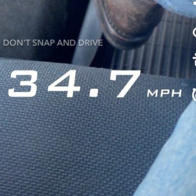 Snapchat rimuove lo Speed Filter per motivi di sicurezza