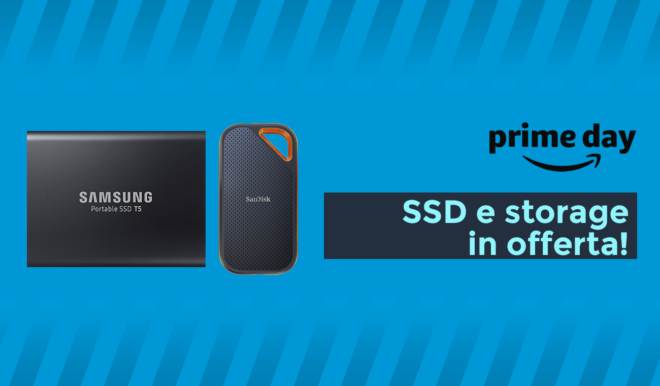 SSD esterni in sconto per il Prime Day 2021