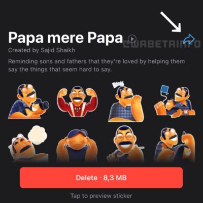 WhatsApp, in arrivo la possibilità di condividere gli sticker pack ufficiali