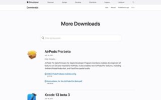 Disponibile un nuovo firmware beta per AirPods Pro