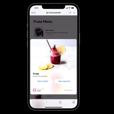 Gli sviluppatori possono integrare le App Clip nei siti Web con iOS 15
