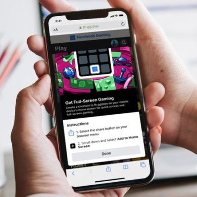 Facebook Gaming arriva su iOS tramite Web App