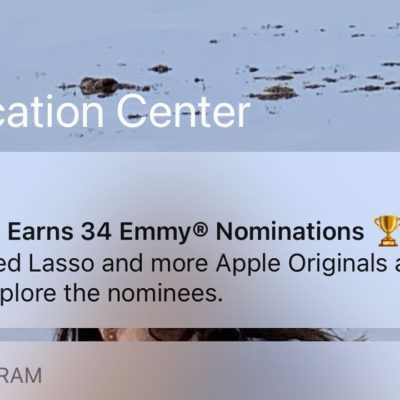 Apple invia una nuova notifica pubblicitaria su iOS
