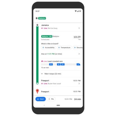Google Maps: migliorano le informazioni sui trasporti pubblici