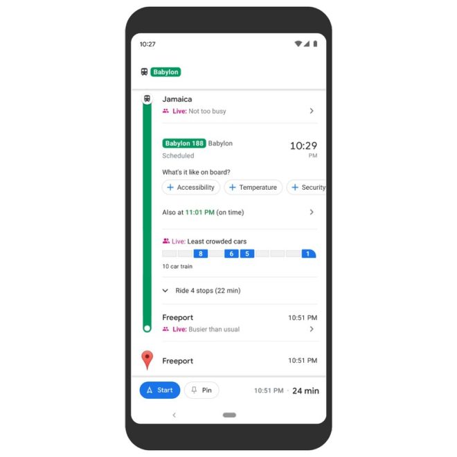 Google Maps: migliorano le informazioni sui trasporti pubblici