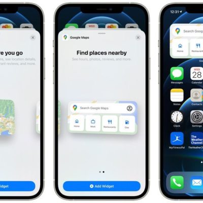 Google Maps porta il suo nuovo widget su iPhone