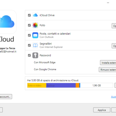 Apple rilascia iCloud 12.5 per Windows con la gestione delle password