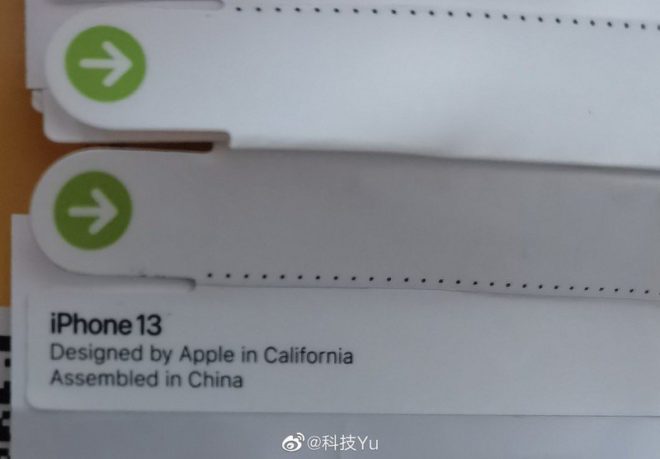 iPhone 13, ecco l’adesivo che ne “conferma” il nome