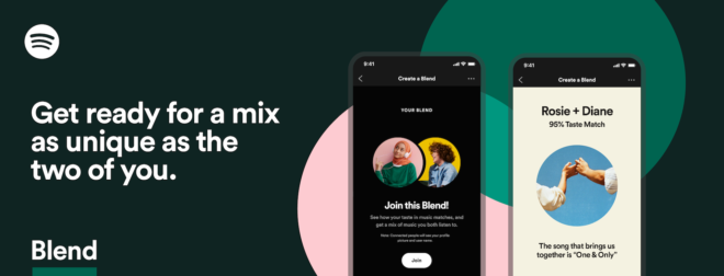 Attivo Spotify Blend, le playlist che mescolano i gusti musicali tra amici