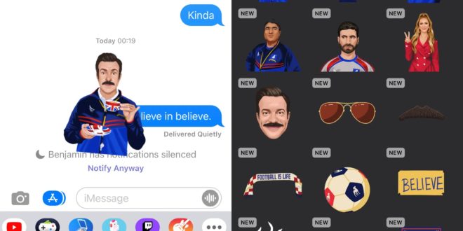 Ted Lasso: Apple lancia il pack di sticker per iMessage