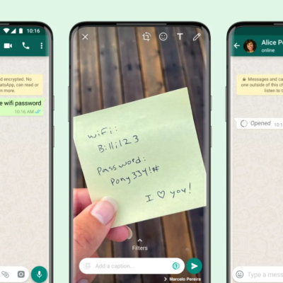 WhatsApp: arriva l’opzione “Visualizza una volta” per l’invio di foto e video