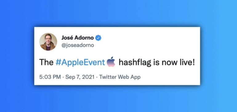 AppleEvent hashtag