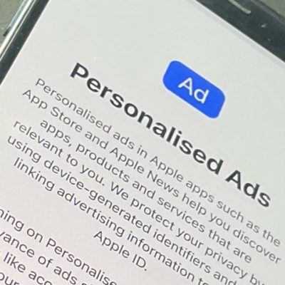 Apple attiva il pop-up per le pubblicità personalizzate su iOS 15