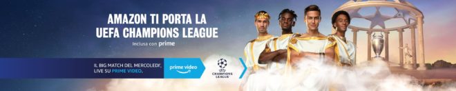 Champions League: Inter vs Real Madrid su Amazon Prime Video