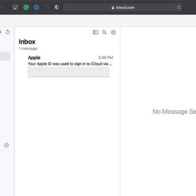 Apple aggiorna iCloud Mail Web