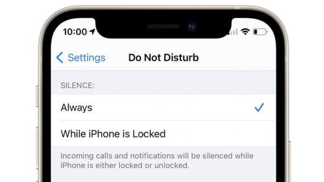 iOS 15 rimuove un’utile opzione di notifica in “Non disturbare”