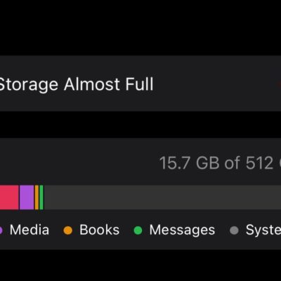 Bug di iOS 15 segnala erroneamente che la memoria è piena