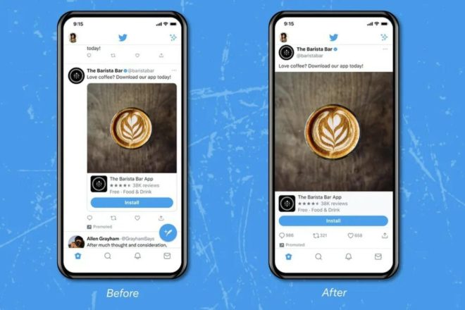 Twitter: parte il test del nuovo layout edge-to-edge - iPhone Italia