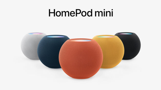 HomePod Mini, Apple annuncia 3 nuovi colori