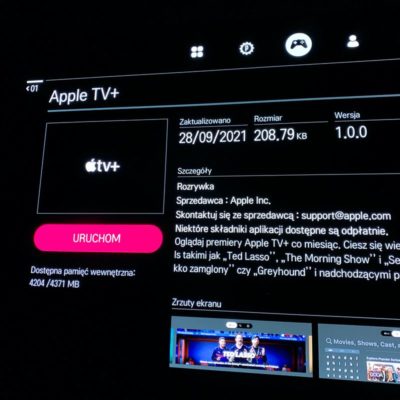 L’app Apple TV+ arriva sulle smart TV LG 2016 e 2017