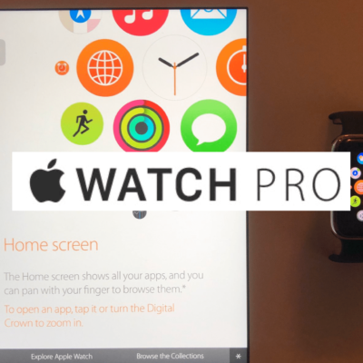 Il nome “Apple Watch Pro” rivelato da un’unità demo del 2015