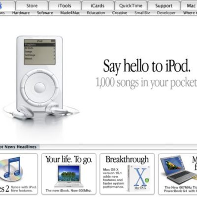 Venti anni fa Steve Jobs annunciava il primo iPod