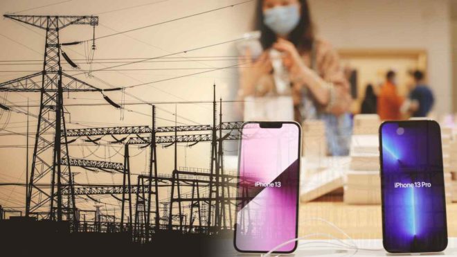 I fornitori Apple devono combattere la carenza di energia in Cina